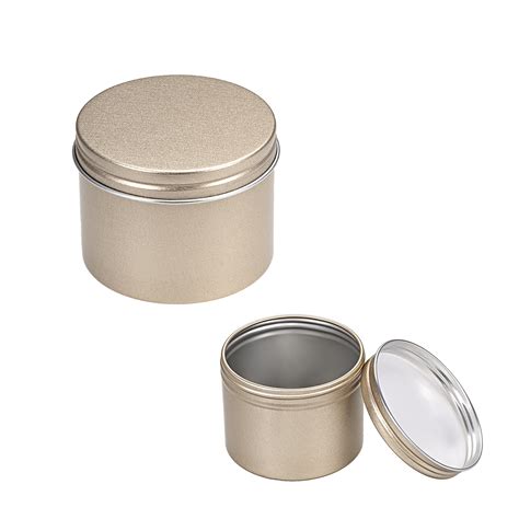 round tin containers with lids